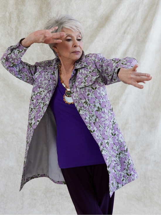 Avec Les Filles Jackets & Blazers - Avec Les Filles Lavender and White Floral Jacket